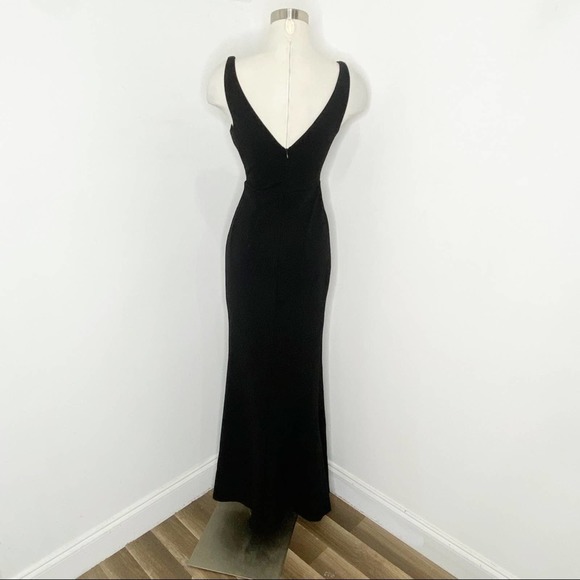 Lulus Melora Black Sleeveless V-Neck Maxi Dress Evening Formal - Picture 9 of 12